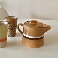 荷蘭 HkLiving 70年代寫意復古茶壺 (棕)