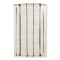 荷蘭 HkLiving 質感編織條紋地毯 (白)