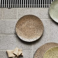 荷蘭 HkLiving 噴墨藝術餐盤2入組 (棕、大)