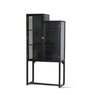 荷蘭HkLiving 階梯式不對稱玻璃高櫃