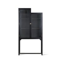 荷蘭HkLiving 階梯式不對稱玻璃高櫃