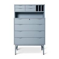 荷蘭HkLiving 復古微文青儲藏高櫃 (寧靜藍)