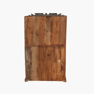 荷蘭RawMaterials 深木雕花雙門展示櫃 (高159公分)