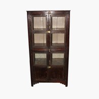 荷蘭RawMaterials 古色柚木四門高櫃 (高152公分)