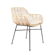 荷蘭Zuiver 天然藤編休閒扶手椅
