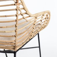 荷蘭Zuiver 天然藤編休閒扶手椅
