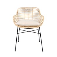 荷蘭Zuiver 天然藤編休閒扶手椅