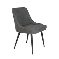 荷蘭Zuiver 紳士爵色布面單椅 (深灰)