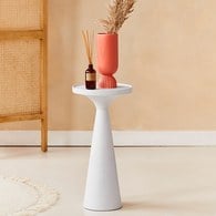 荷蘭Zuiver Floss時髦沙龍邊桌(白)