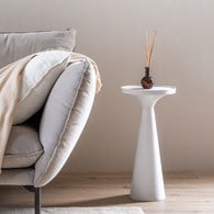 荷蘭Zuiver Floss時髦沙龍邊桌(白)