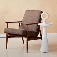 荷蘭Zuiver Floss時髦沙龍邊桌(白)