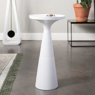 荷蘭Zuiver Floss時髦沙龍邊桌(白)