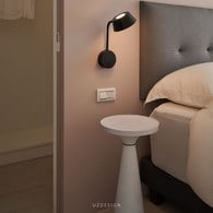 荷蘭Zuiver Floss時髦沙龍邊桌(白)