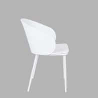 荷蘭Zuiver Gigi魂厚魅力靠背單椅 (白)