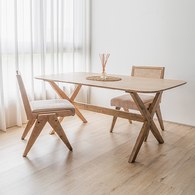 夏馬Shiamal Home 田園餐桌 (櫸木、180公分)