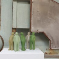 比利時Gardeco藝術擺飾 經典觀賞者 (茶綠、高38公分)