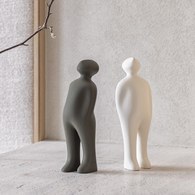 比利時Gardeco藝術擺飾 經典觀賞者 (白、高23公分)