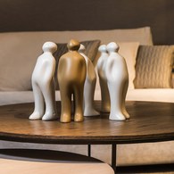 比利時Gardeco藝術擺飾 經典觀賞者 (土棕、高23公分)