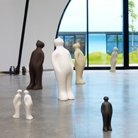 比利時Gardeco藝術擺飾 經典觀賞者 (雲灰、高23公分)