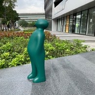 比利時Gardeco藝術擺飾 經典觀賞者 (森林綠、高23公分)