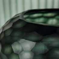 德國Guaxs玻璃燭台SOMBA系列(墨綠、高12公分)x高12公分