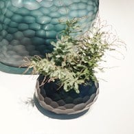 德國Guaxs玻璃花器 SOMBA系列 (洋藍、高12公分)