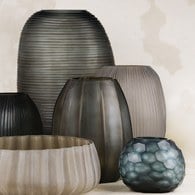 德國Guaxs玻璃花器 SOMBA系列 (洋藍、高12公分)