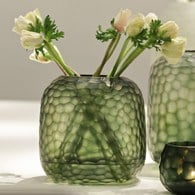 德國Guaxs玻璃花器 SOMBA系列 (墨綠、高20公分)