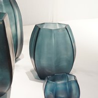 德國Guaxs玻璃花器 KOONAM系列 (洋藍、高16公分)
