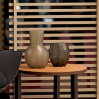 德國Guaxs玻璃花器 KOONAM系列 (煙燻灰、高16公分)