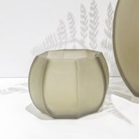 德國Guaxs玻璃燭台 KOONAM系列 (煙燻灰、高6公分)