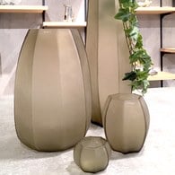 德國Guaxs玻璃燭台 KOONAM系列 (煙燻灰、高6公分)