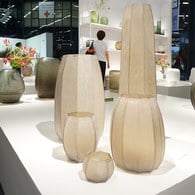 德國Guaxs玻璃花器 KOONAM系列 (煙燻灰、高16公分)