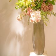 德國Guaxs玻璃花器 KOONAM系列 (煙燻灰、高68公分)