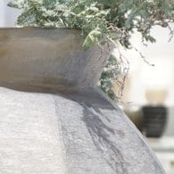 德國Guaxs玻璃花器 KARAKOL系列 (煙燻灰、高51公分)