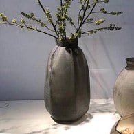 德國Guaxs玻璃花器 KARAKOL系列 (煙燻灰、高51公分)