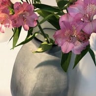 德國Guaxs玻璃花器 KARAKOL系列 (煙燻灰、高51公分)