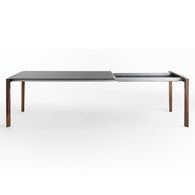 義大利HORM TANGO極致奈米可延伸餐桌 (黑、可延伸)