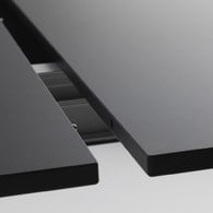 義大利HORM TANGO極致奈米可延伸餐桌 (黑、可延伸)