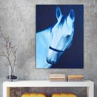 美國TwoPalms藝術掛畫 幻夢森林馬匹 (帆布、長102公分)