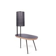 WOHAbeing CRAB螃蟹系列圓柱立燈橢圓邊桌 (黑)