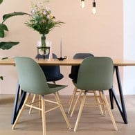 荷蘭Zuiver 艾伯特簡約弧形單椅 (橄欖綠)