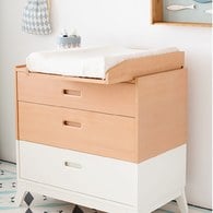 西班牙Nobodinoz 橡木尿布更換台