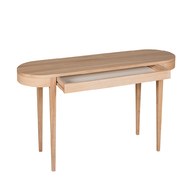波蘭Sits 收納款橡木橢圓形邊桌