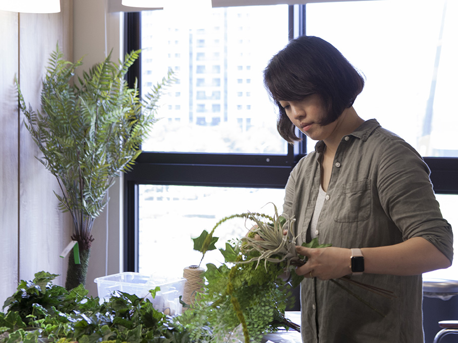 人造植物妝點居家品味